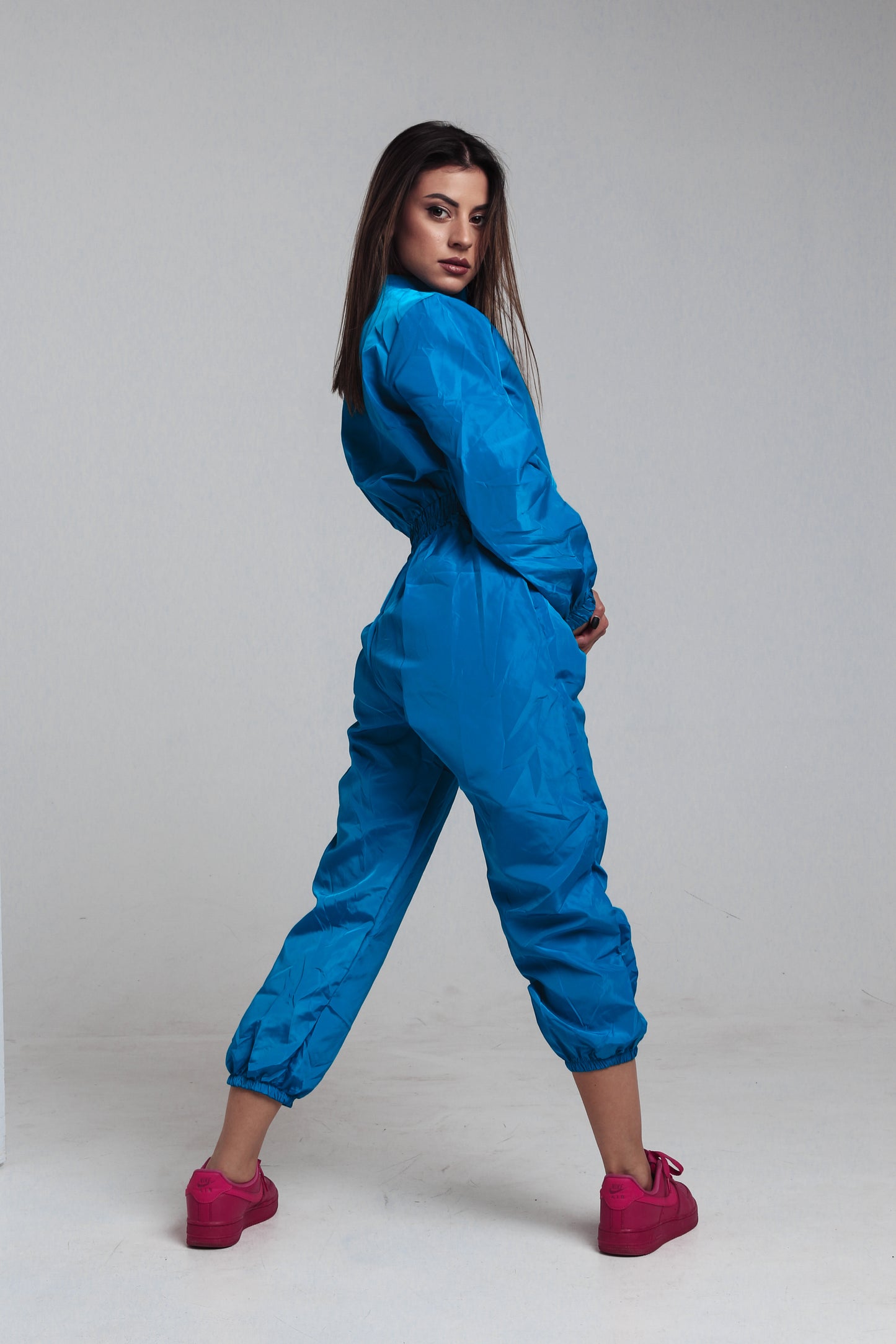 Women Jumpsuit Blue Color Oversized