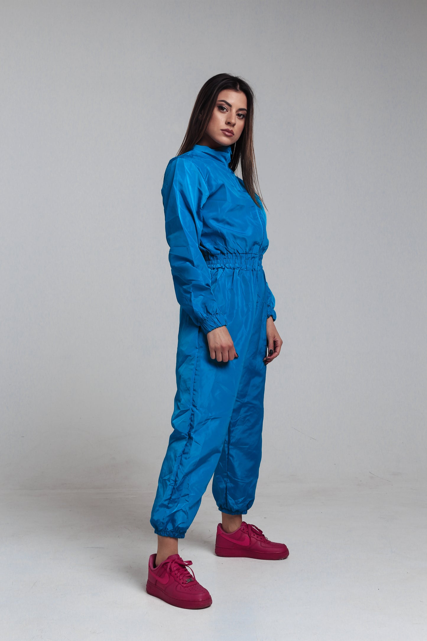 Women Jumpsuit Blue Color Oversized