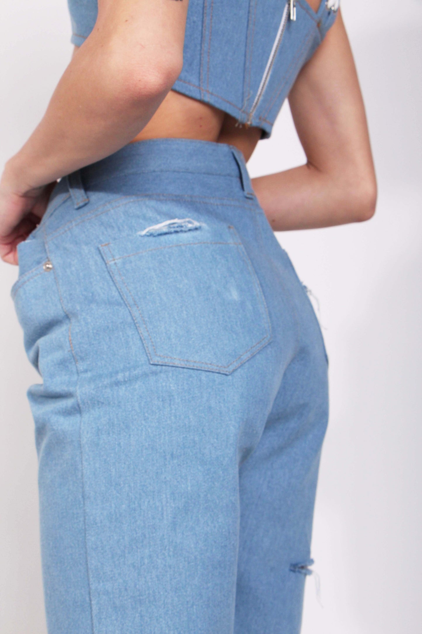 Denim Boyfriend Jeans