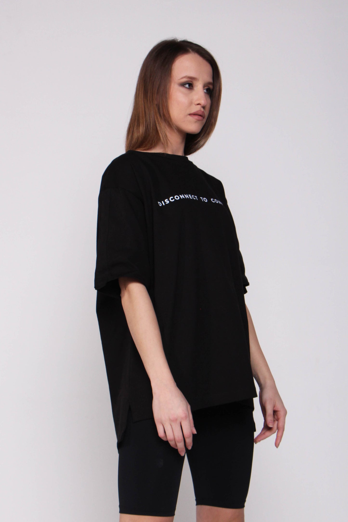 Women Oversized T-Shirt – Disconnect To Connect